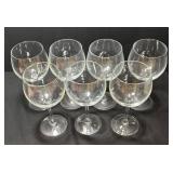 FR - Stemmed Wine Glasses (Lot of 7)