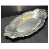 FR - Vintage Silver Plated Serving Platter and Bowl Set (Lot of 4)