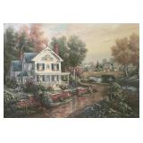 BR1 - Vintage Carl Valente Island Home Print