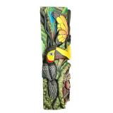 LR - Mixed Lot: Boruca Wall Hanging & Signed Australia Boomerang