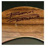 LR - Mixed Lot: Boruca Wall Hanging & Signed Australia Boomerang