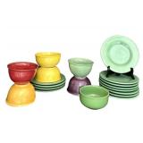 LR - TableTops Gallery Corsica Plates & Bowls Mixed Lot