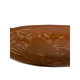 LR - Carved Wood Elephant Tray, Turtle Vase & Giraffe Tray Mixed Lot