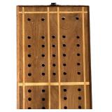 LR - Large Cribbage Board & Wooden Game Set Mixed Lot