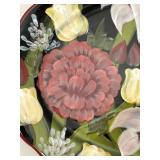 LR - Vintage Crossfield International Floral Platter