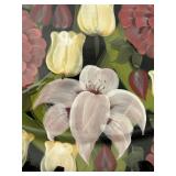 LR - Vintage Crossfield International Floral Platter