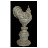 LR - Distressed Rooster Figurine