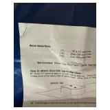 Wahii 75' x 12' Backyard Water Slide Blue w/ Pins & Tabs See Photos
