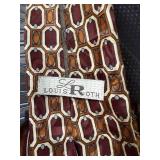 Vintage Men's Necktie Lot Mixed Brands Geometric Paisley Wide Ties