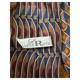 Vintage Men's Necktie Lot Mixed Brands Geometric Paisley Wide Ties