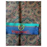 Vintage Men's Necktie Lot Mixed Brands Geometric Paisley Wide Ties