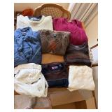 Men's Sweater, Long Johns & Sleep Set Lot -Woolrich -Eddie Bauer -Dockers -7 Pc