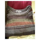 Men's Sweater, Long Johns & Sleep Set Lot -Woolrich -Eddie Bauer -Dockers -7 Pc