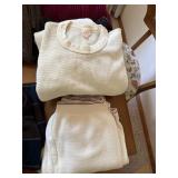 Men's Sweater, Long Johns & Sleep Set Lot -Woolrich -Eddie Bauer -Dockers -7 Pc
