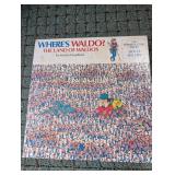 Where's Waldo, Springbok Minnesota & Stamp Collage Puzzle Mixed Lot