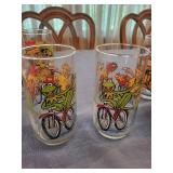 Vintage McDonald's Muppet Babies Glasses (Lot of 8)