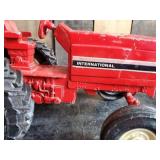 Vintage Metal Toy international Tractor with trailer