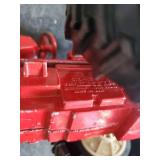 Vintage Metal Toy international Tractor with trailer