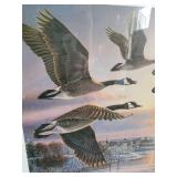 Herb Brooks Signed!! One More Pass  Canada Geese by James Meger