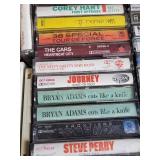 Vintage cassette Tapes of various artists, Metallica, Journey, Boston 38 special and so much more