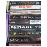 Vintage cassette Tapes of various artists, Metallica, Journey, Boston 38 special and so much more