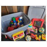 Lot of Vintage Toys Fisher Price View master and more