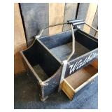 Cool Vintage Watkins Wooden Travel Salesmans Box