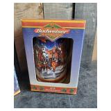 2 Budweiser Holiday Steins 1999 & 2000 still in boxes never used