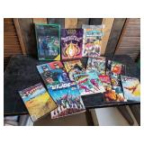 Lot of vintage books and comic books Superman GI joe and more