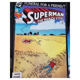 Lot of vintage books and comic books Superman GI joe and more