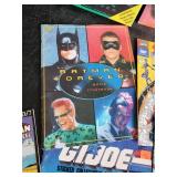 Lot of vintage books and comic books Superman GI joe and more