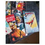 Lot of vintage books and comic books Superman GI joe and more