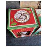 2 Budweiser Holiday Steins 1998 & 2004 still in boxes never used