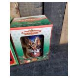 2 Budweiser Holiday Steins 1998 & 2004 still in boxes never used