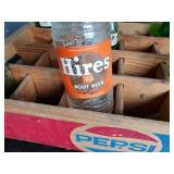Amazing Pepsi Crate with Gorgeous Color and Squirt Crate with various Vintage Soda Bottles