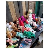 Large Lot of TY Beanie babies of various styles and Sizes most with tags and great condition