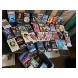 Lot of Many VHS tapes with various Titles