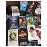 Lot of Many VHS tapes with various Titles
