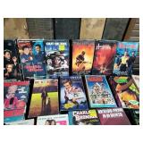 Lot of Many VHS tapes with various Titles