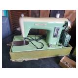 Gorgeous Coronado Sewing Machine with Gorgeous Mint Green Color