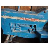 Vintage toy The Big Blue Ford 8000 Tractor and trailor
