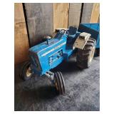 Vintage toy The Big Blue Ford 8000 Tractor and trailor