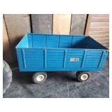 Vintage toy The Big Blue Ford 8000 Tractor and trailor