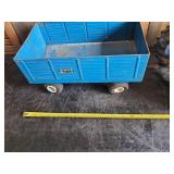 Vintage toy The Big Blue Ford 8000 Tractor and trailor