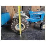 Vintage toy The Big Blue Ford 8000 Tractor and trailor