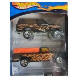 Vintage Harley Davidson Hotwheels cars still in box