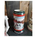 4 Budweiser Steins no chips or cracks