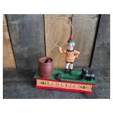 Vintage Cast metal Trick Dog Bank  untested