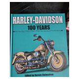 Harley Davidson Lot 2 Hats one Leather, 2 Coffee Table Books