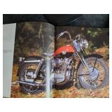 Harley Davidson Lot 2 Hats one Leather, 2 Coffee Table Books